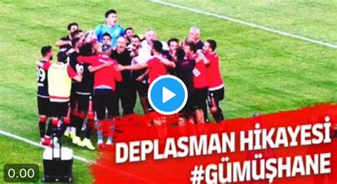 İŞTE GÜMÜŞHANESPOR SAMSUNSPOR MAÇ HİKAYESİ