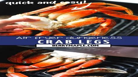 Crispy and Delicious: Mastering the Art of Cooking Crab Legs in Air
