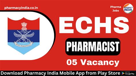 Pharmacist Post Recruitment At Echs Polyclinic Jalandhar