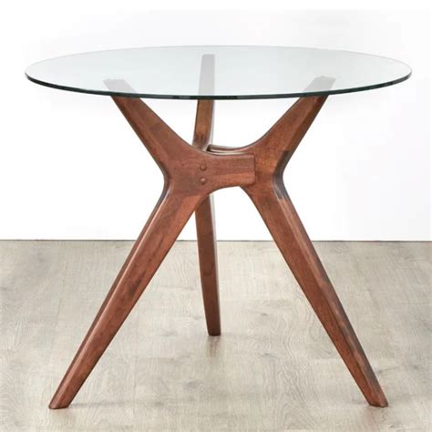 Solid Wood Round Table - AptDeco