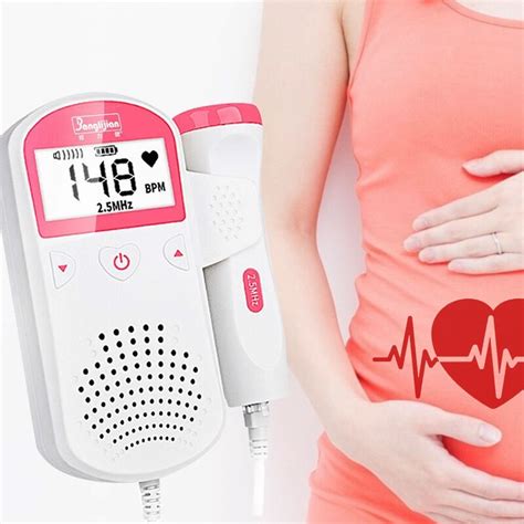 Moniteur de fréquence cardiaque bébé Doppler fœtal Grandado