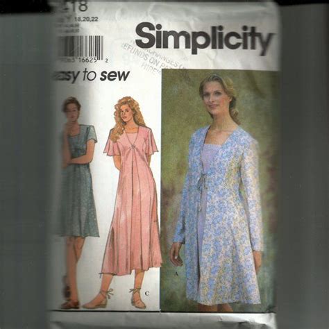 Simplicity Misses Miss Petite Dress Pattern 9418 Etsy Petite