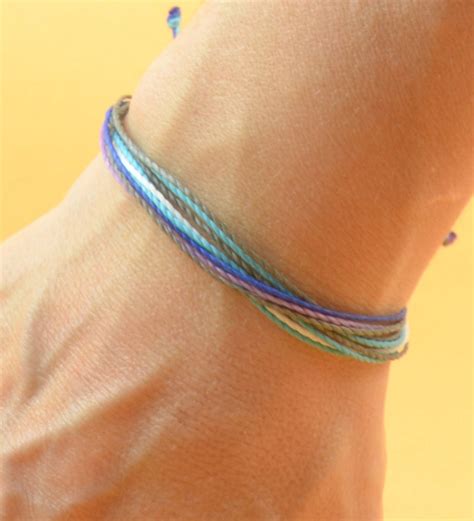 Multiple Thread Mens Bracelet Mens Cord Bracelet 10 Etsy