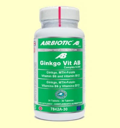 Ginkgo Vit Ab Complex Airbiotic Tabletas