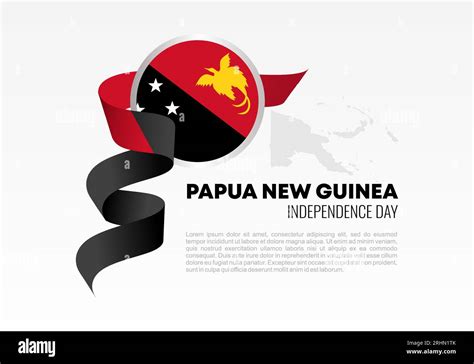 Papua New Guinea Independence Day Background Banner Poster For National