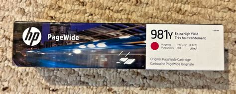 Genuine Hp 981y Extra High Yield Magenta Ink Cartridge 1plor14a Exp 2025 Nib 889296095309 Ebay