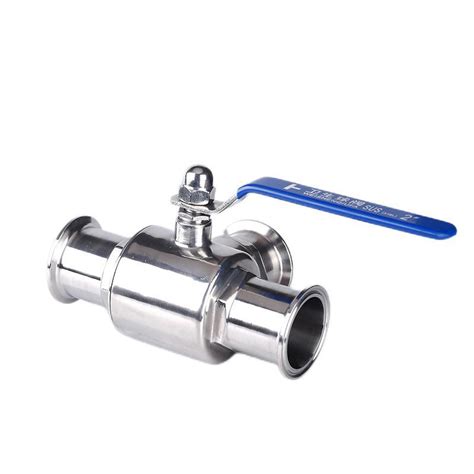 Stainless Steel Sanitary Manual Tri Clamp Way Three Way Ball Valve