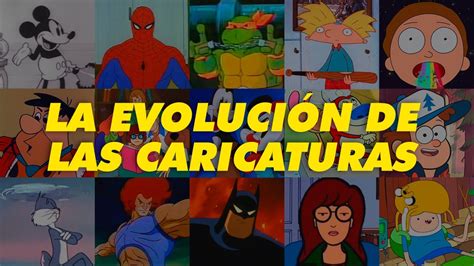 La Evolucion De Los Dibujos Animados 1929 2017 Youtube