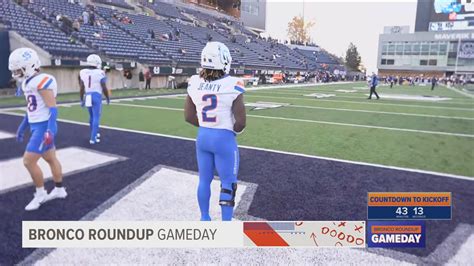 Boise State Rb Ashton Jeanty Takes The Field At Utah State Ktvb