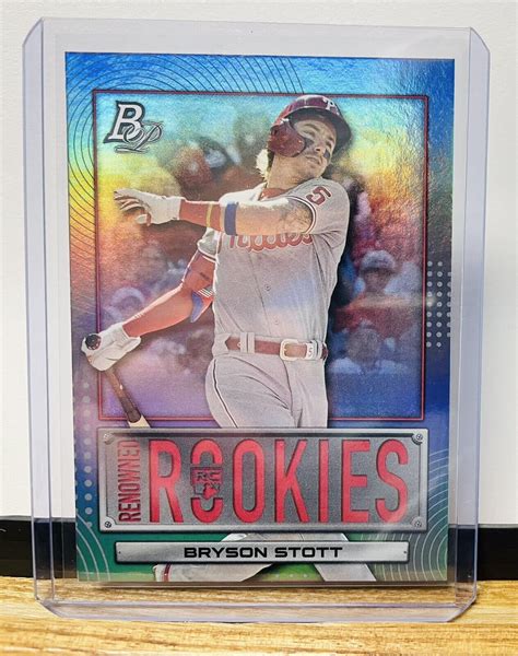 Bowman Platinum Baseball Bryson Stott Renowned Rookies Rr Rc