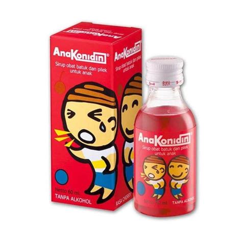 Jual Anakonidin Obat Batuk Pilek Flu Dan Demam Anak Sirup Isi Ml