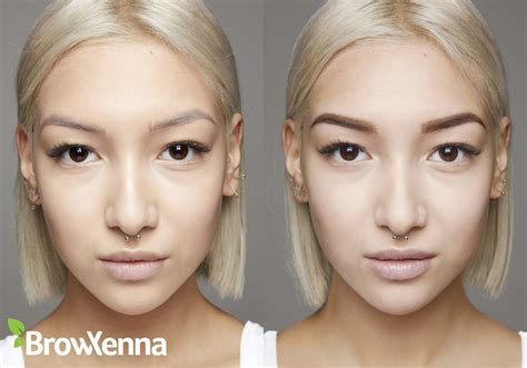 Brow Henna – before and after | EYE DESIGNER®