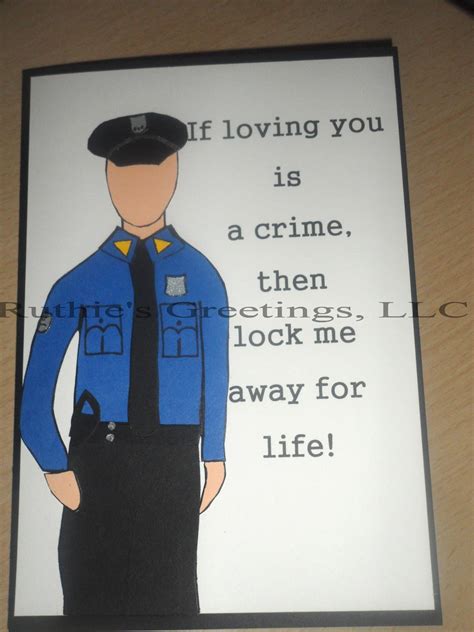 Handmade Police Card