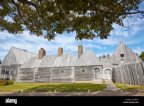 Port-Royal National Historic Site, Port Royal, Nova Scotia Stock Photo ...