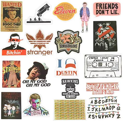 Printable Stranger Things Stickers