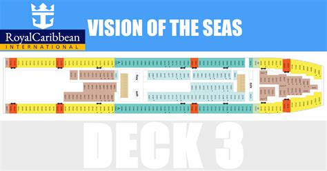 Vision Of The Seas Deck 3 Activities And Deck Plan Layout