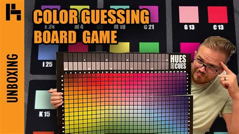 This Game Determines My Art Unboxing Hues And Cues Board Game Youtube