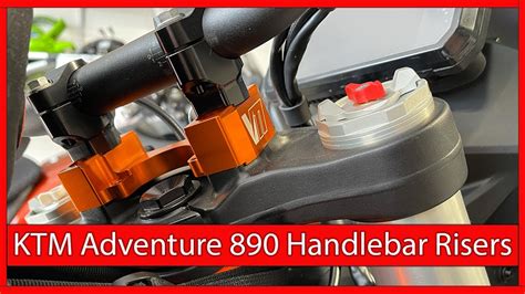 Ktm Adventure Handlebar Risers For Adv Riding Youtube