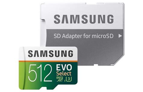 Samsungs Mighty 512 GB microSD-Karte mit schneller 100 MB/s ...
