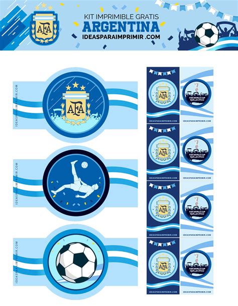 Selecci N De F Tbol De Argentina Descargar Kit Cumpleanios Seleccion