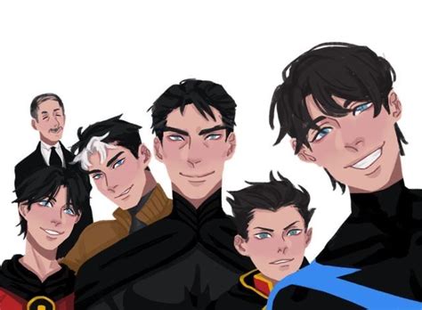 Some Very Cute Anime Guys With Blue Eyes And Black Hair One Is Smiling