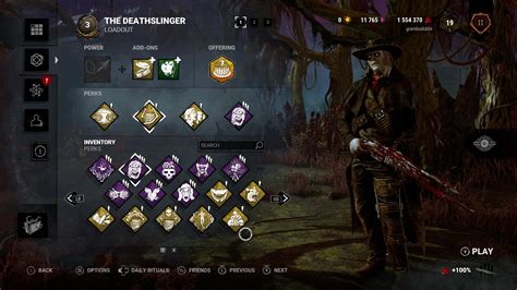 Need Help With A Good Deathslinger Build Rdeadbydaylight