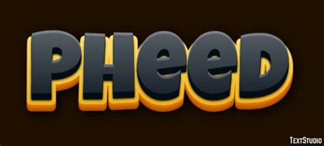 Pheed Text Effect and Logo Design Social Network
