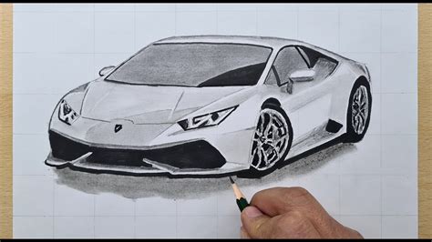 Kolay Lamborghini Izimi Araba Izimi Karakalem Araba Izimleri Youtube