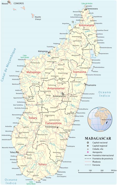 Mapa De Madagascar Mapas Africa