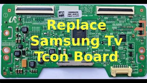 Samsung 32 Inch LCD Tv DIY T Con Board Replacement To Fix Gamma