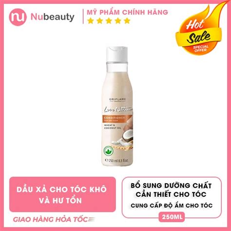 Dầu Xả Cho Tóc Khô Và Hư Tổn Love Nature Conditioner For Dry Hair Wheat