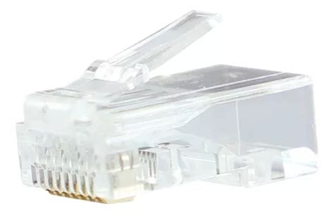 Pack 100u Conector Rj45 Para Cat6 Enson 8 Pines Rj45 Cat6