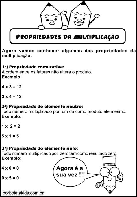 Atividades De Multiplicação 2 Ano