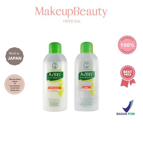 Jual ACNES Natural Care Oil Control Toner Milk Cleanser 110ml