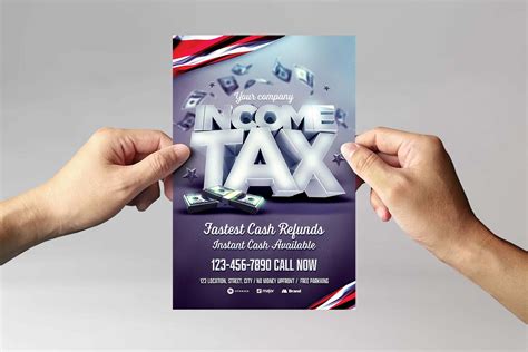 Income Tax Flyer Template Psd Brandpacks