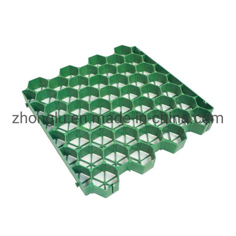 HDPE Plastic Grass Paver Landscape Turf Grass Paver Grass Grid For