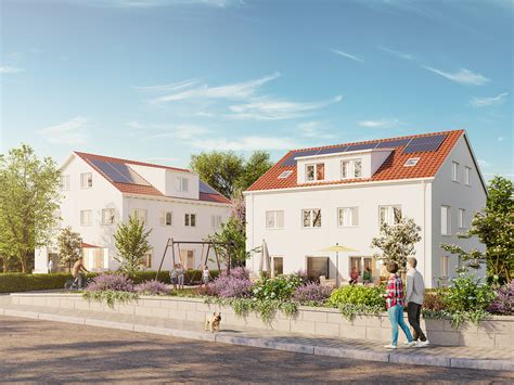 Neubau von zwei Wohnhäusern Vision Reality CGarchitect