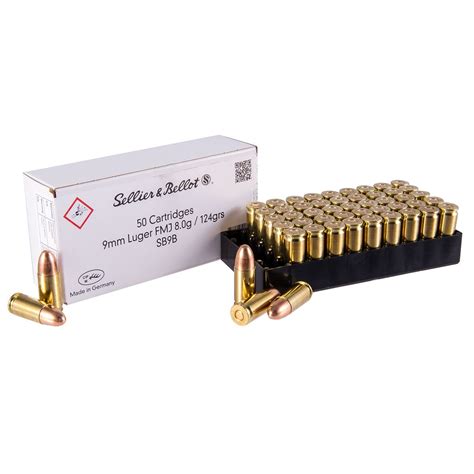 Sellier Bellot Mm Luger Gr Full Metal Jacket Ammo Brownells