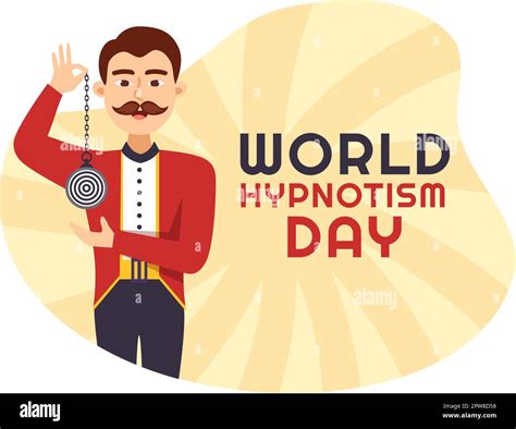 World Hypnotism Day With Black And White Spiral Altered State Of Mind