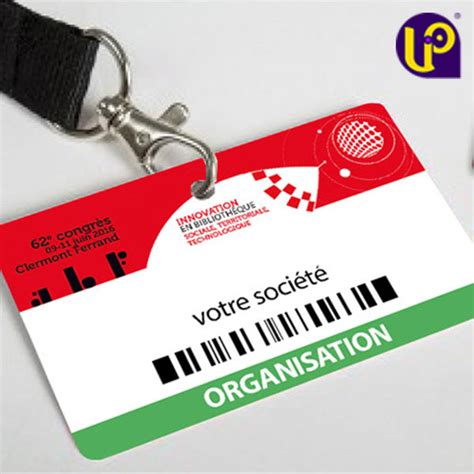 Badge Professionnel Classic Lexxprint Imprimerie En Ligne Services