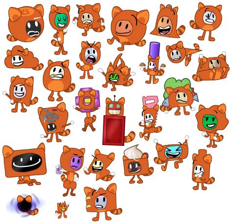 Bfdi Rcs Tanooki Forms By Alexiscurry On Deviantart