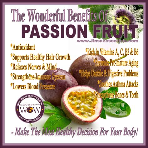 Nutritional Benefits Of Passion Fruit - Nutrition Pics