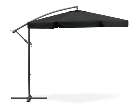 Toughout Puriri Outdoor Cantilever Umbrella 3m Black