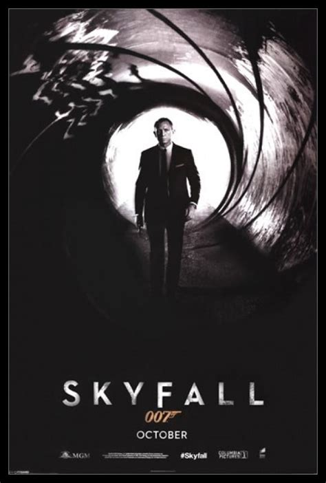 James Bond - Skyfall Teaser Laminated & Framed Poster (24 x 36 ...