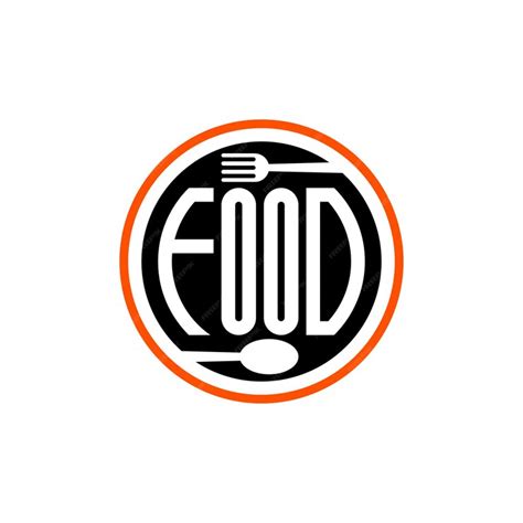 Premium Vector | Food company logo food logo template