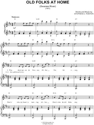 "Swanee River" Sheet Music - 24 Arrangements Available Instantly ...