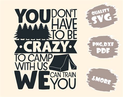 We Can Train Youcamping Svg Cut Filecamping Svgcamping Png Etsy