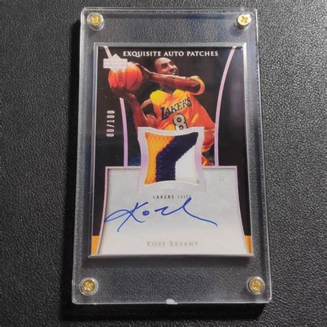 Kobe Bryant 2004 Upper Deck Exquisite Autograph Signature Custom