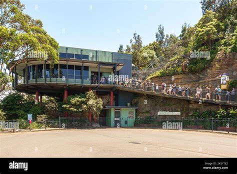 Visitors Queuing For The Lower Entrance Of The Sky Safari Cable Car At