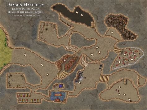 Dragon Hatchery 62 X 47 Hoard Of The Dragon Queen Rdndmaps